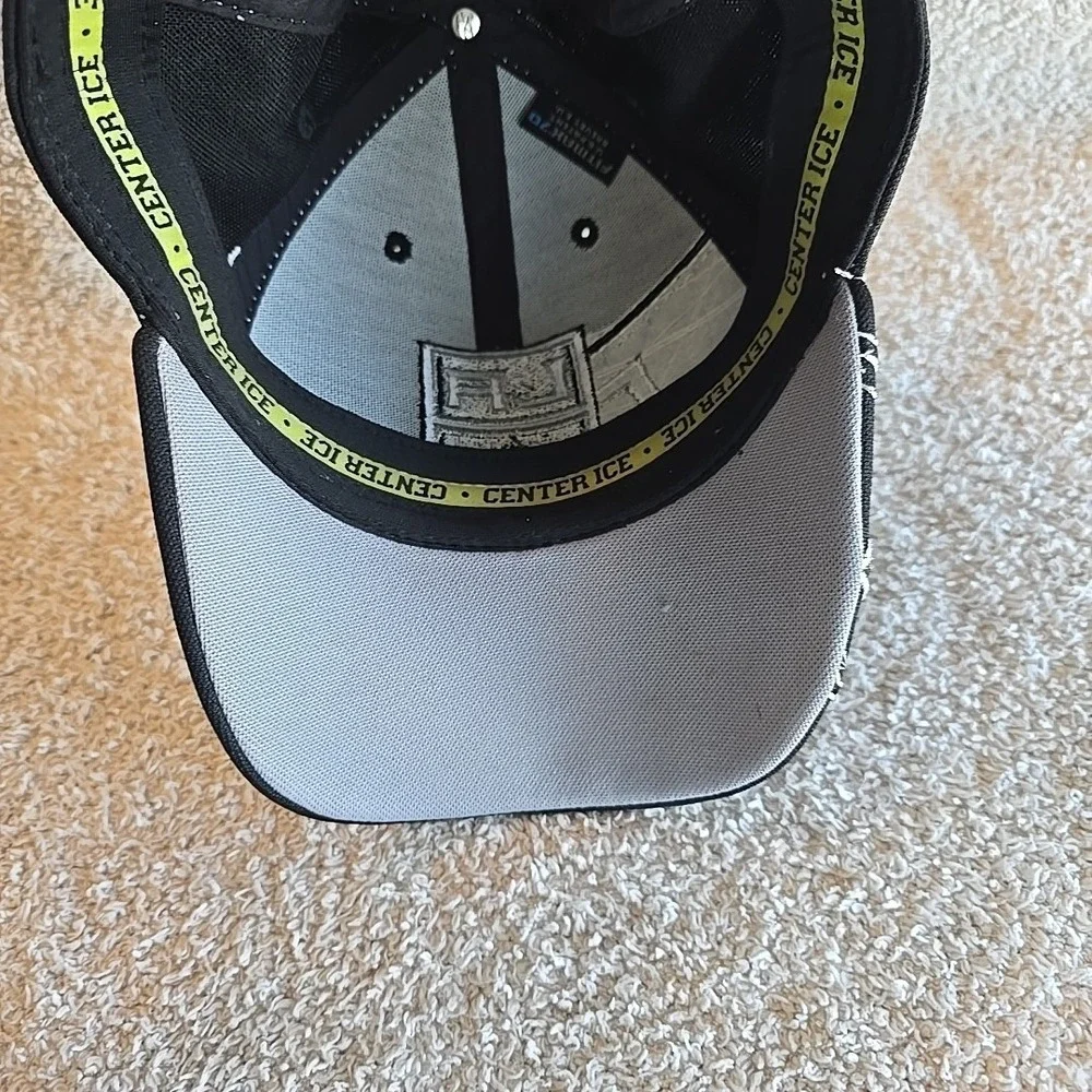 Men's Reebok NHL Hockey Los Angeles Kings Black Draft Cap Fitted Cap Hat Sz L/XL